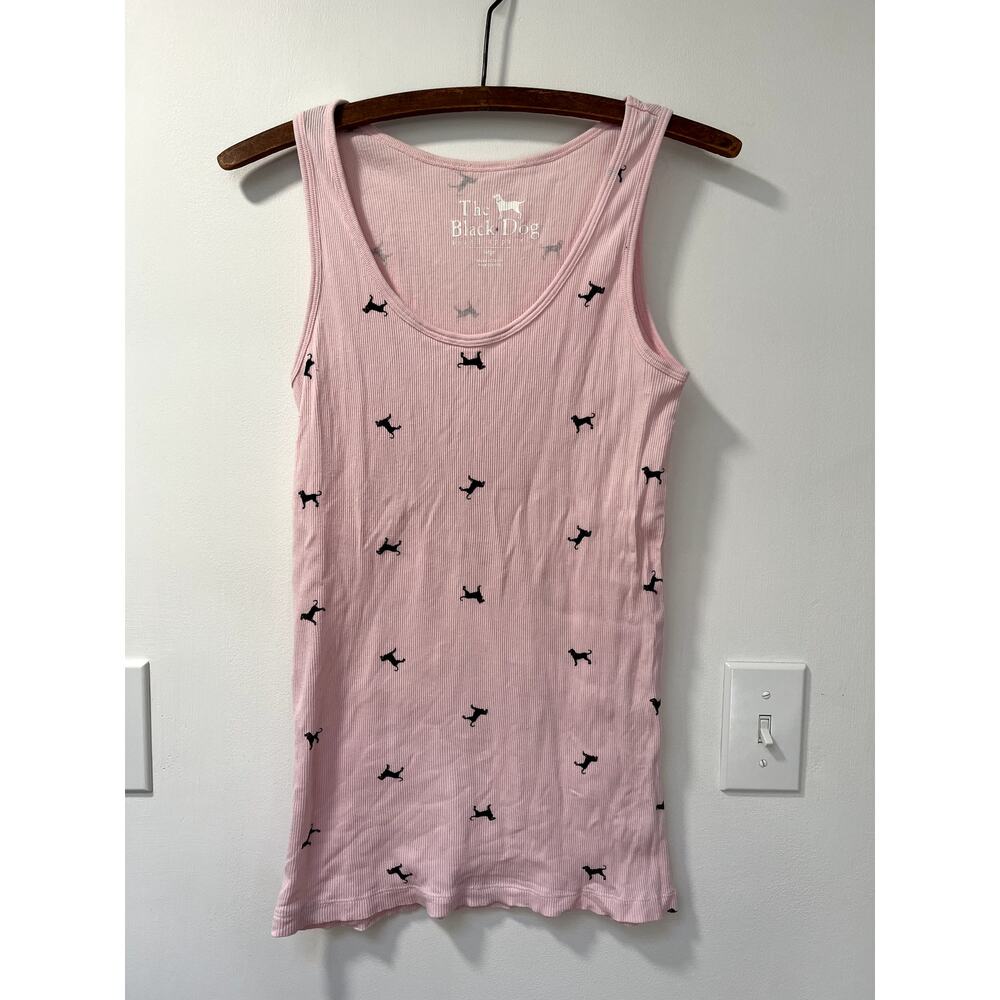 The Black Dog vintage pink tank top size L
